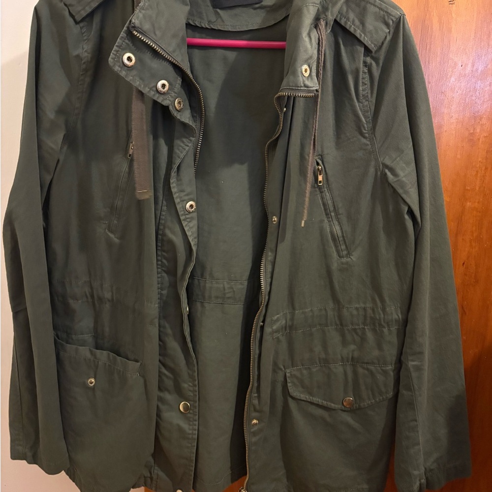 Love Tree Forest Green Jacket